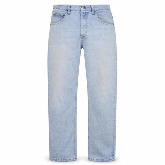 Wrangler Men's Blue 29x30 Light Wash Straight Fit Denim Jeans