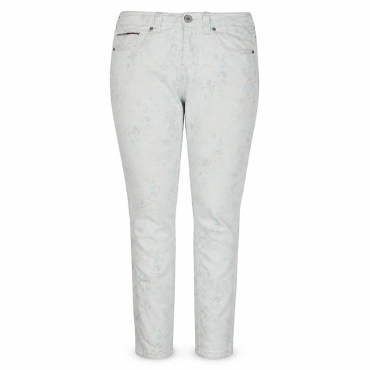 Tommy Hilfiger Women's White Floral Skinny Jeans Size 14
