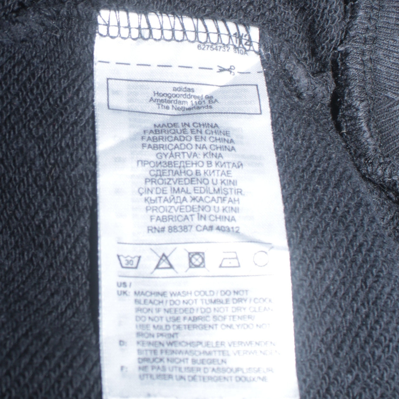 Adidas Women Black Hoodie UK 12 Pullover Hooded Sweatshirt