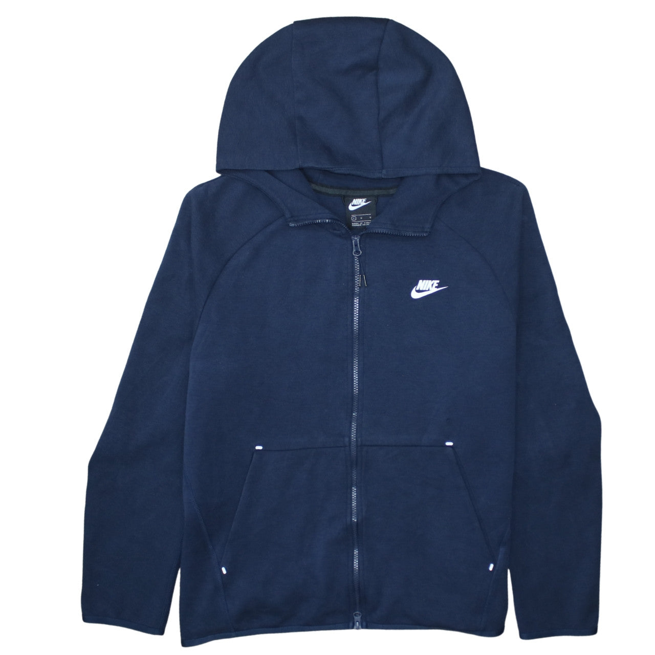 Nike Men's Blue Full Zip Hoodie Size L Sports Fleece