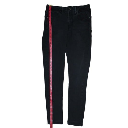 Levi's Women's Black 711 Skinny Jeans Size 30 Mid Rise Denim