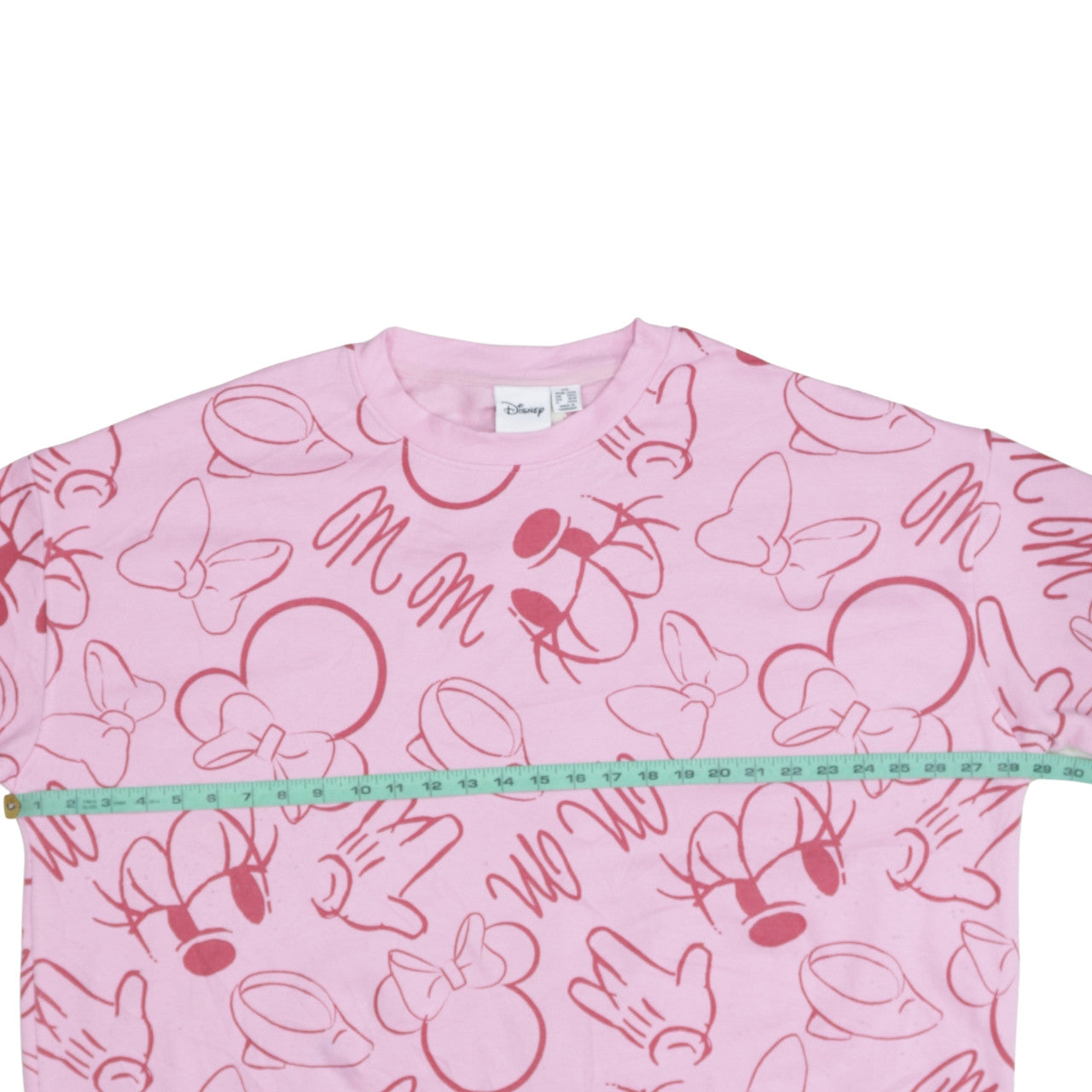 Disney Primark Women Pink Minnie Mouse Pullover Sweatshirt 2XL