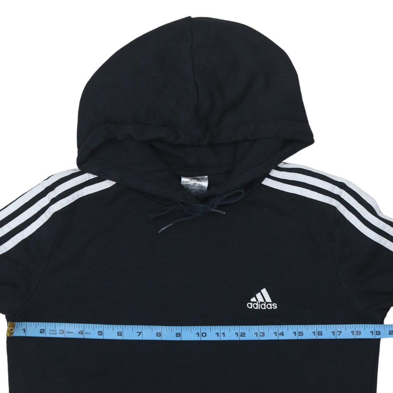 Adidas Womens Black Hoodie Size Small Pullover Hooded Sweatshirt