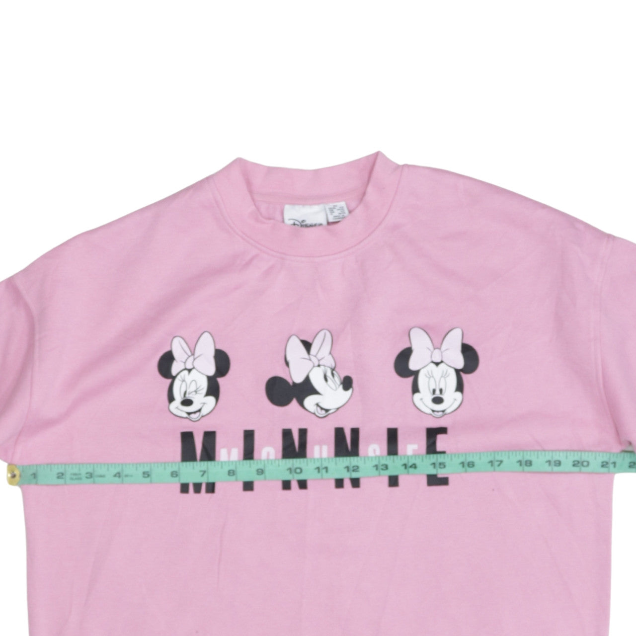 Disney Primark Women Pink Minnie Mouse Pullover Sweatshirt XS
