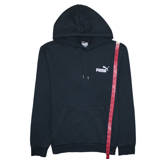Puma Men's Black Pullover Hoodie Size S Fleece Regular Fit
