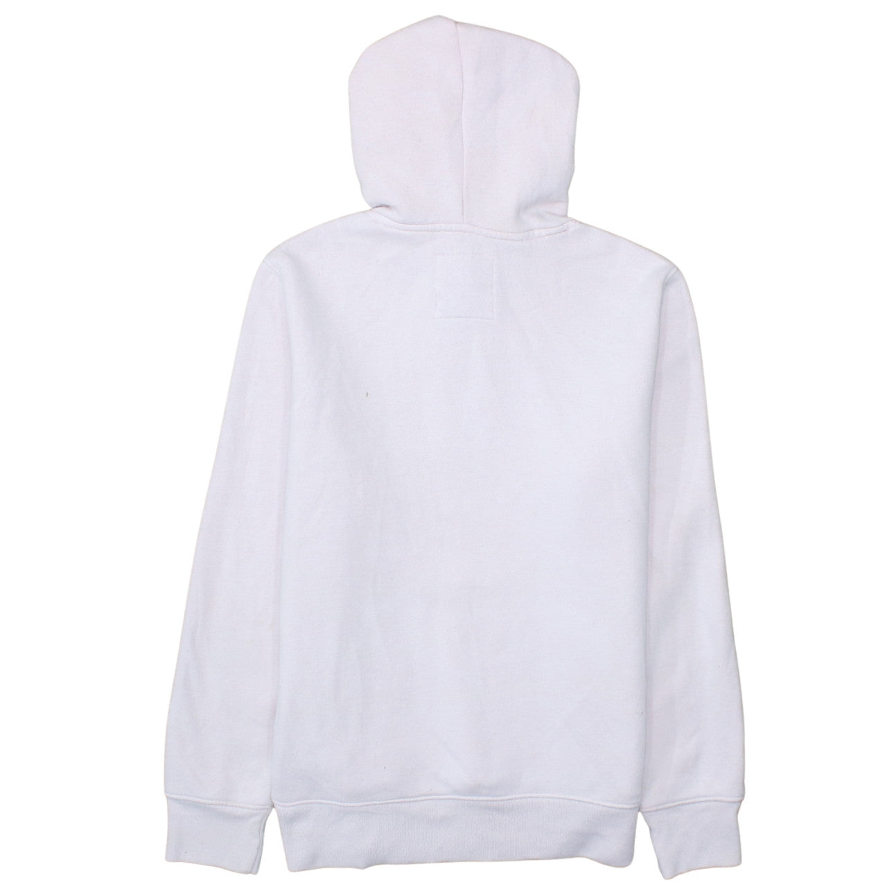 Hollister Womens White Pullover Hoodie Small Cotton Blend Casual