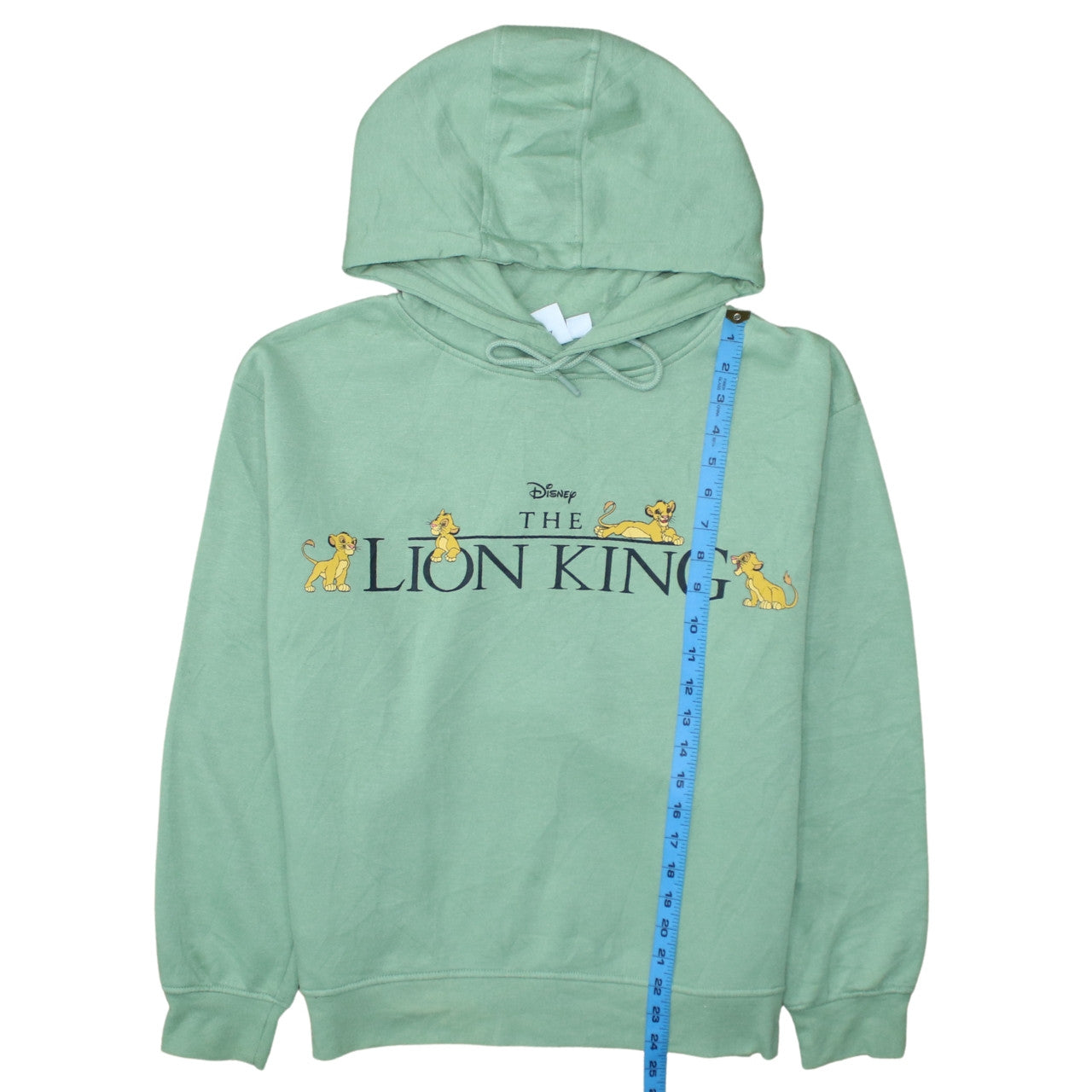 Primark Disney Women's Green The Lion King Hooded Pullover Sweatshirt M 12/14
