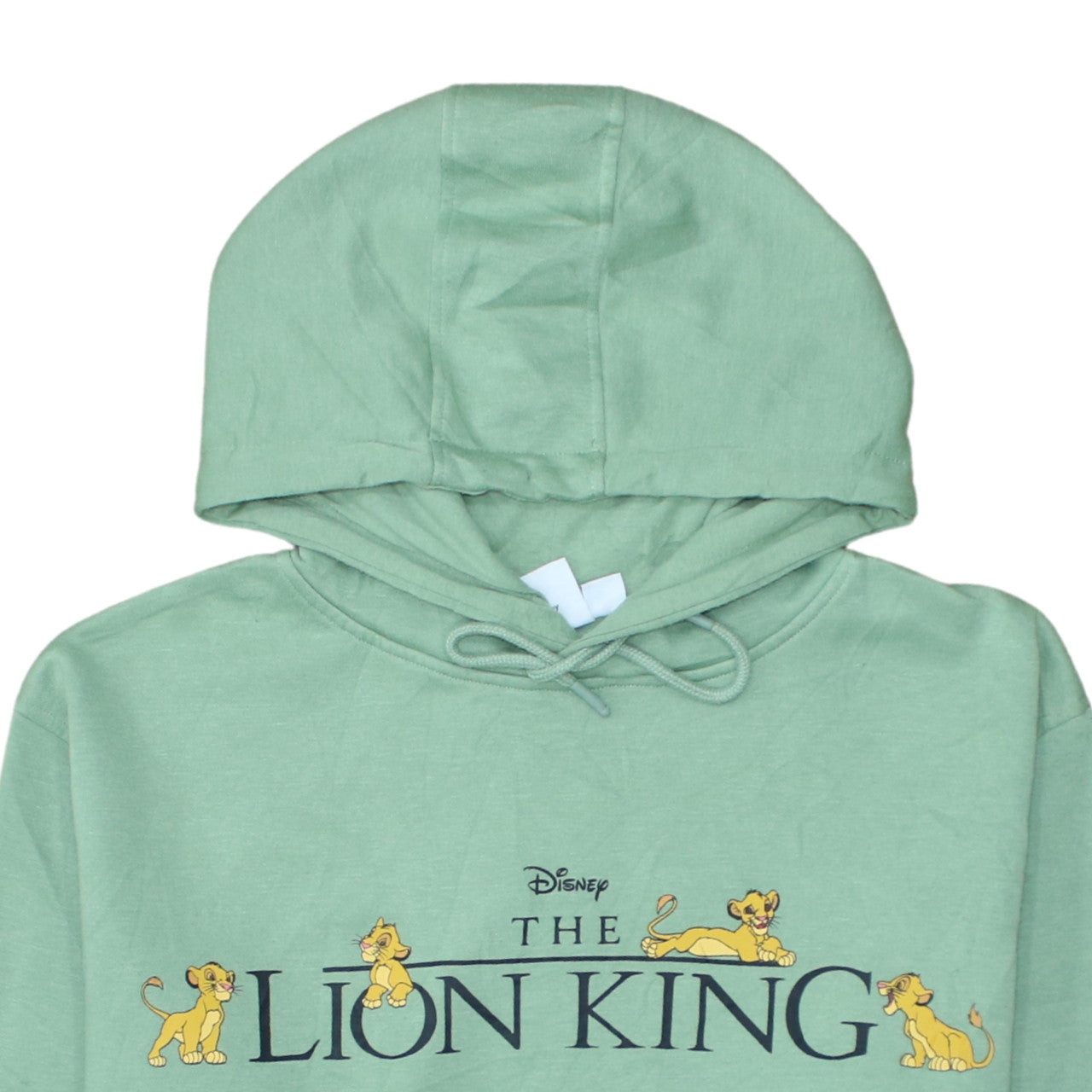 Primark Disney Women's Green The Lion King Hooded Pullover Sweatshirt M 12/14