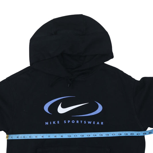 Nike Mens Black XS Pullover Hoodie Sportswear Graphic Sweatshirt