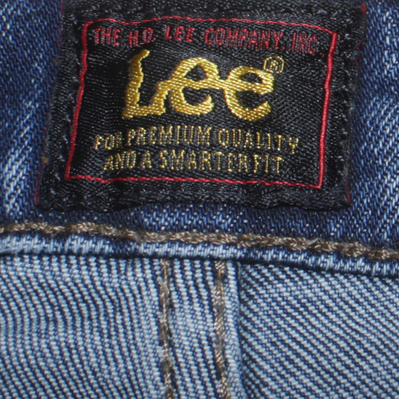 Lee Men's Blue Rider Straight Leg Jeans W36 L34 Regular Fit