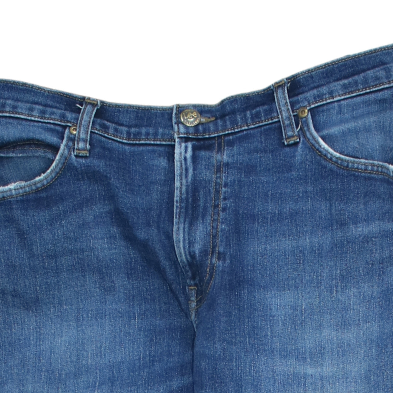 Lee Men's Blue Rider Straight Leg Jeans W36 L34 Regular Fit