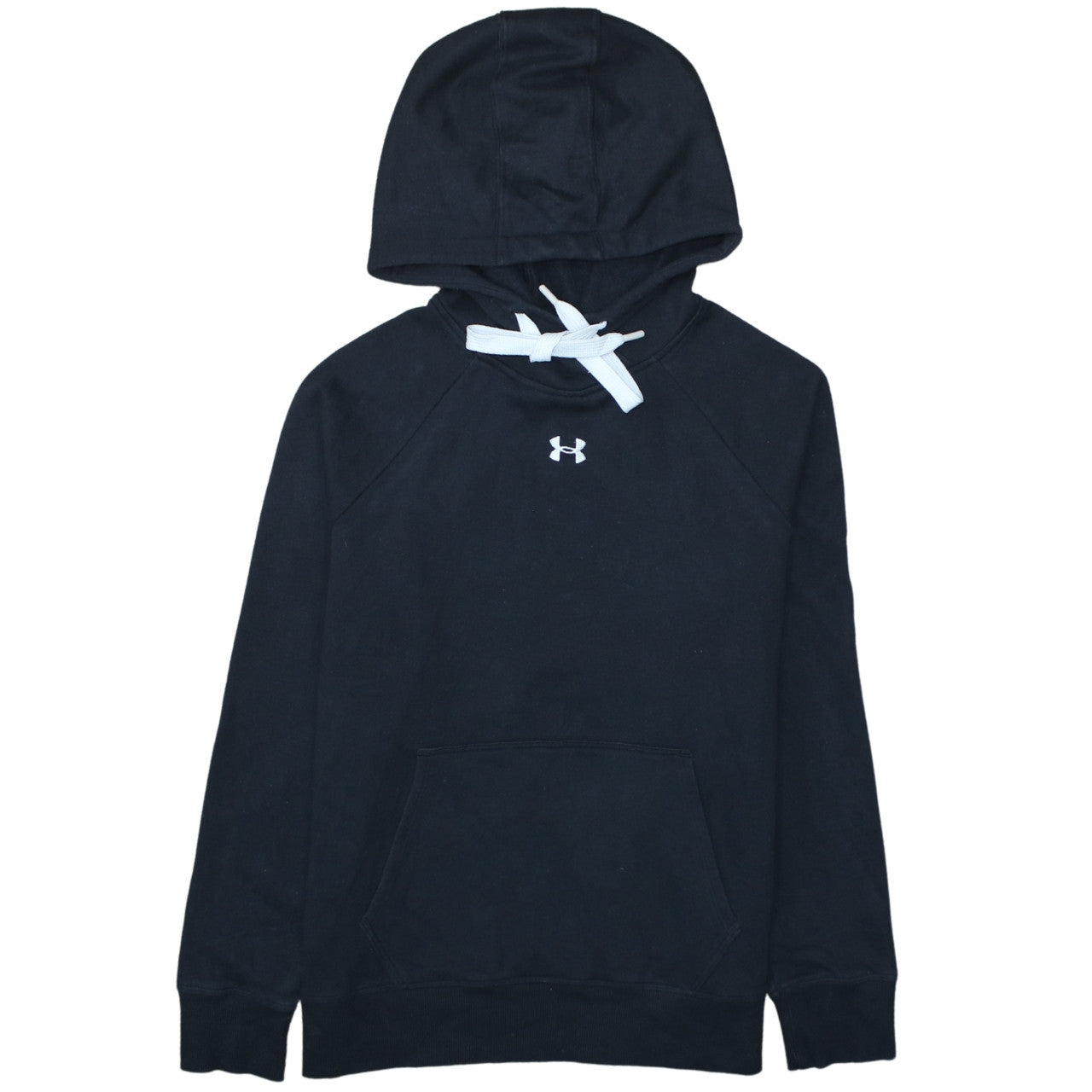 Under Armour Men's Black M Pullover Hoodie with Logo Pocket