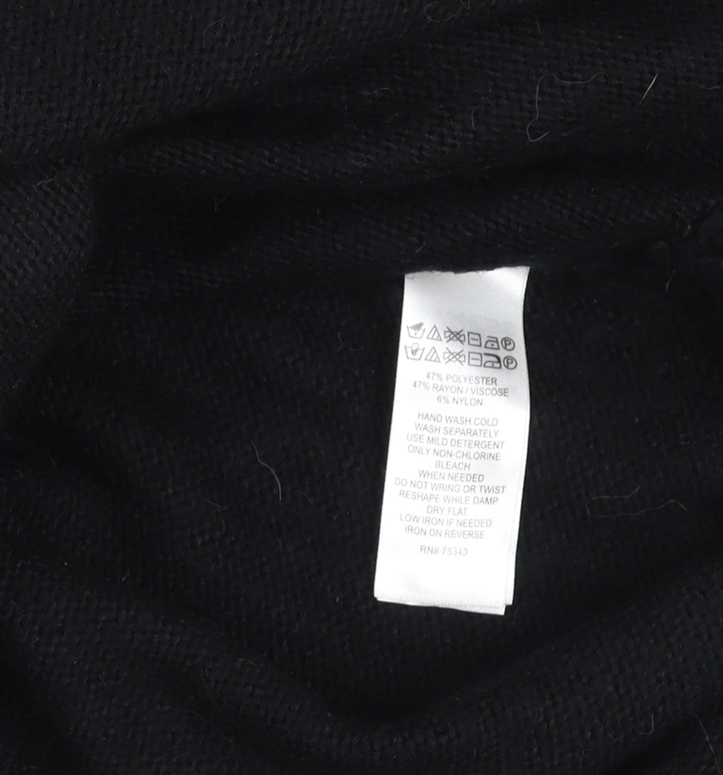 Tahari Women's Black Knit Long Button Coatigan Size XL