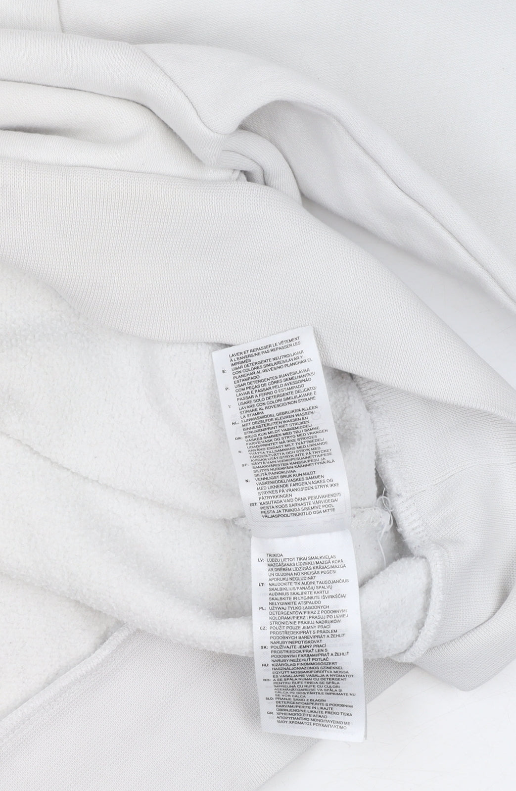 Adidas Women Beige Hooded Pullover Sweatshirt Size 12 Cotton Blend