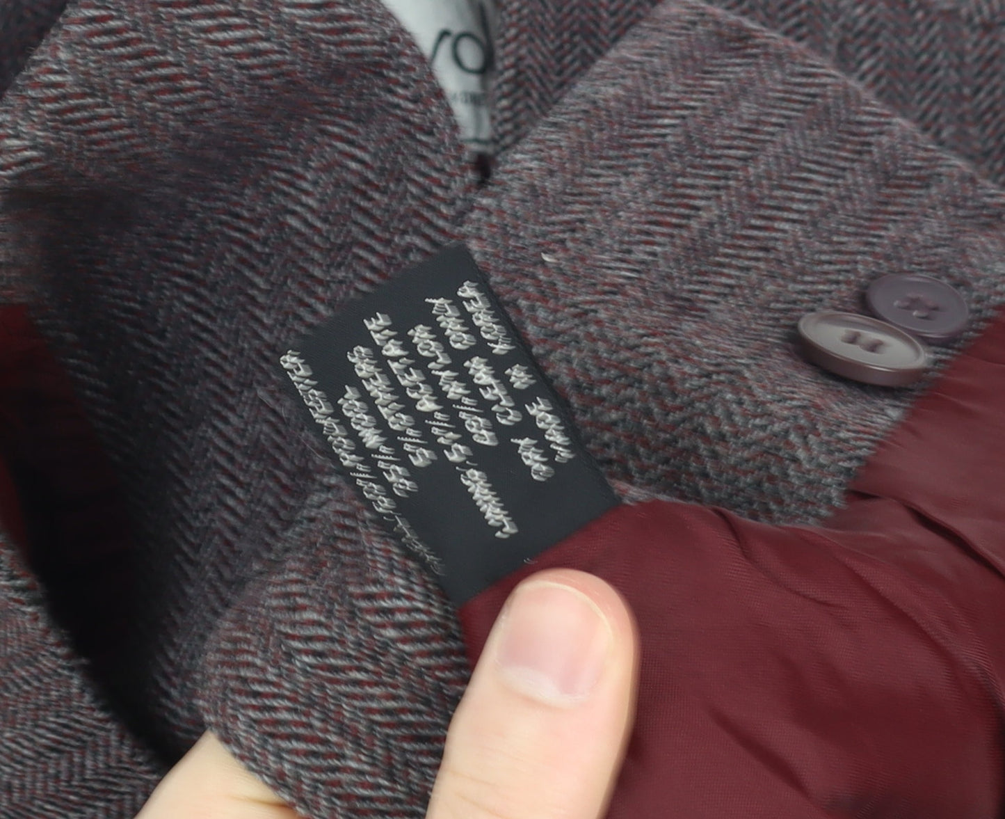 Le Soleil Women Brown Tweed Single-Breasted Blazer Size 12 Wool Blend