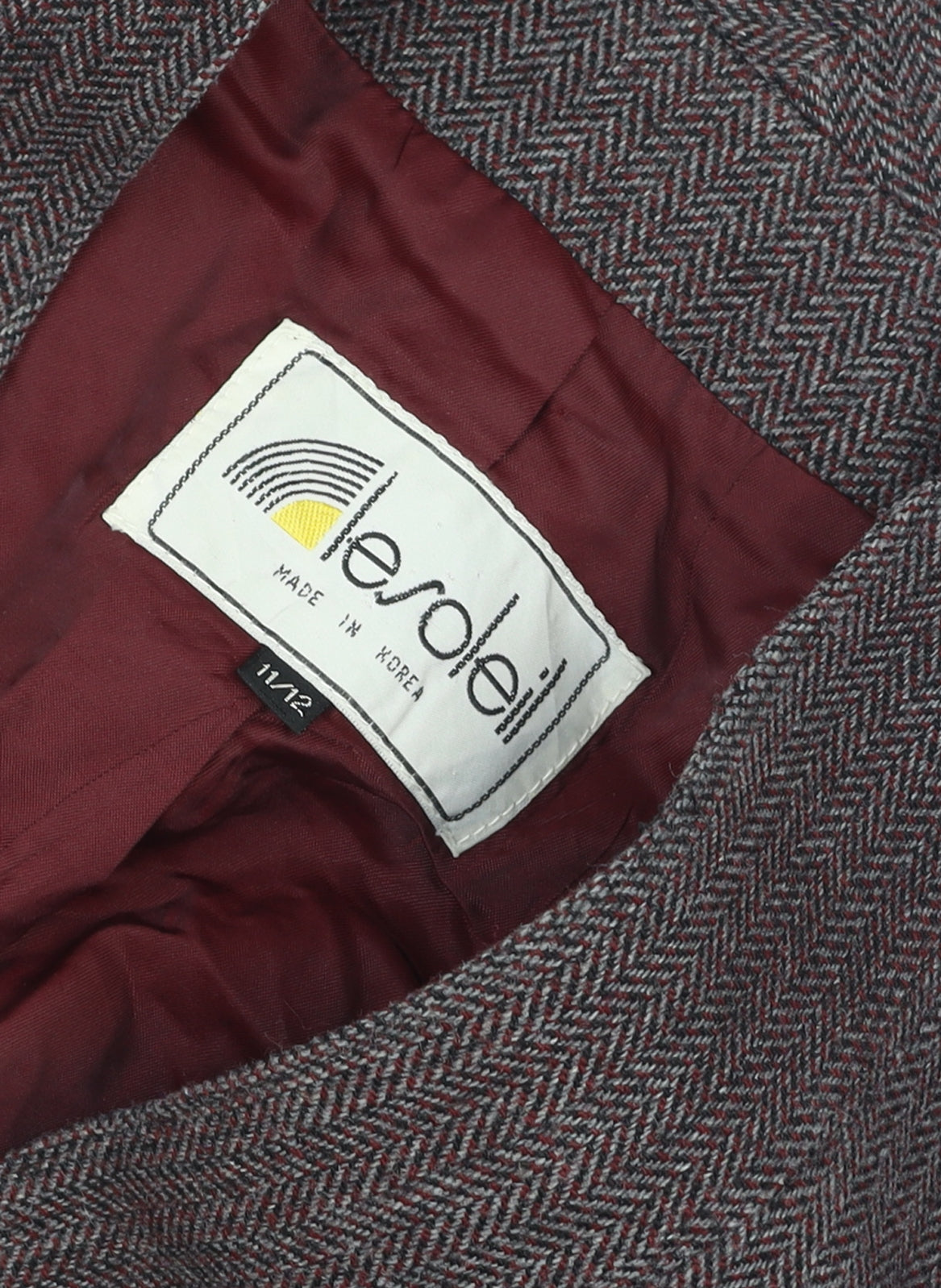 Le Soleil Women Brown Tweed Single-Breasted Blazer Size 12 Wool Blend