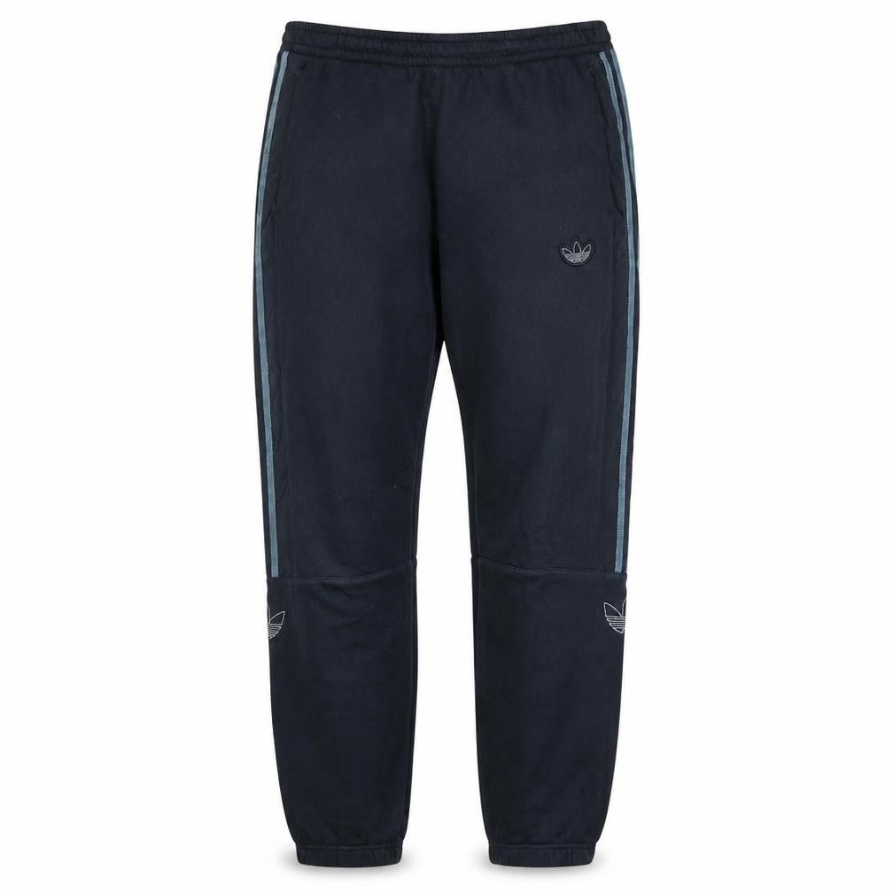 Adidas Men Black Jogger Fleece Activewear Trousers Size L