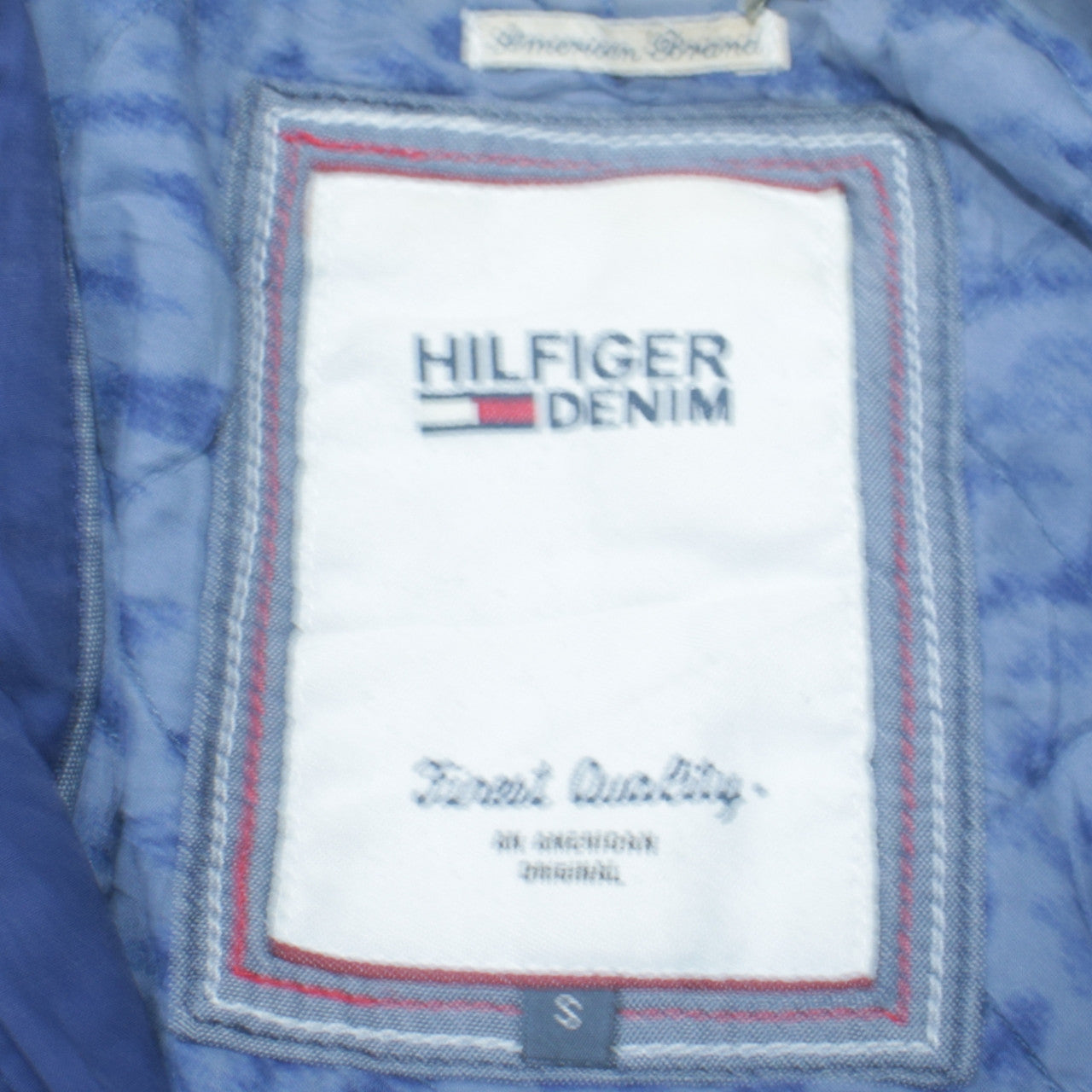Hilfiger Denim Women's Blue Hooded Parka Jacket Size S