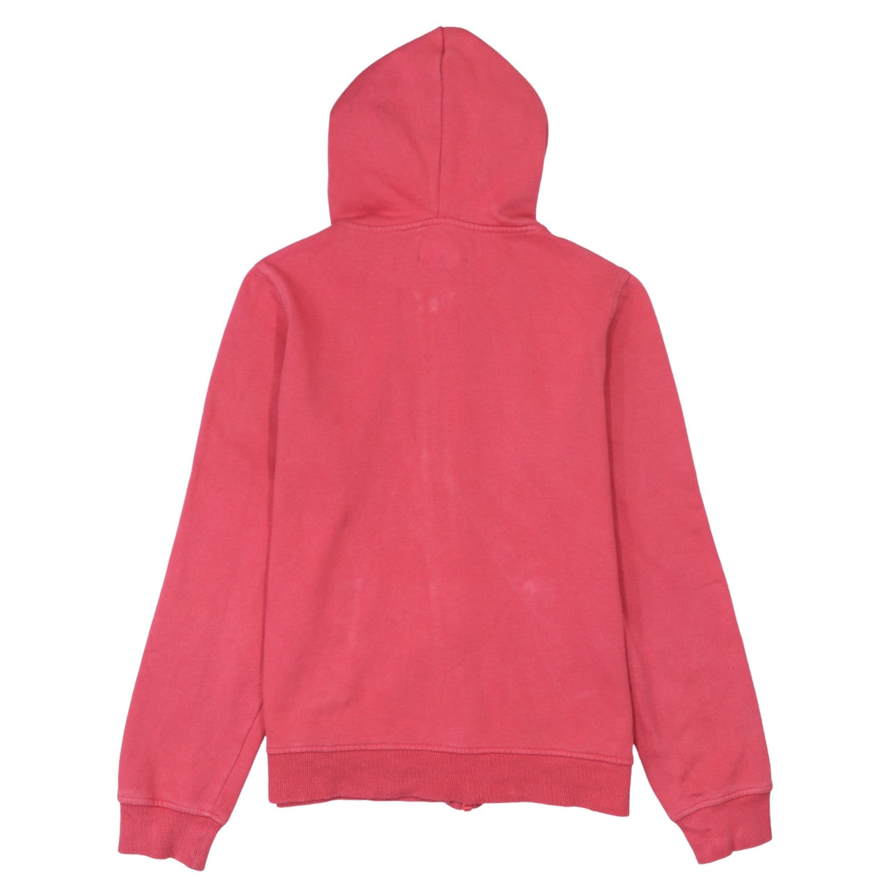 Champion Womens Pink Full Zip Hoodie Medium Cotton Blend