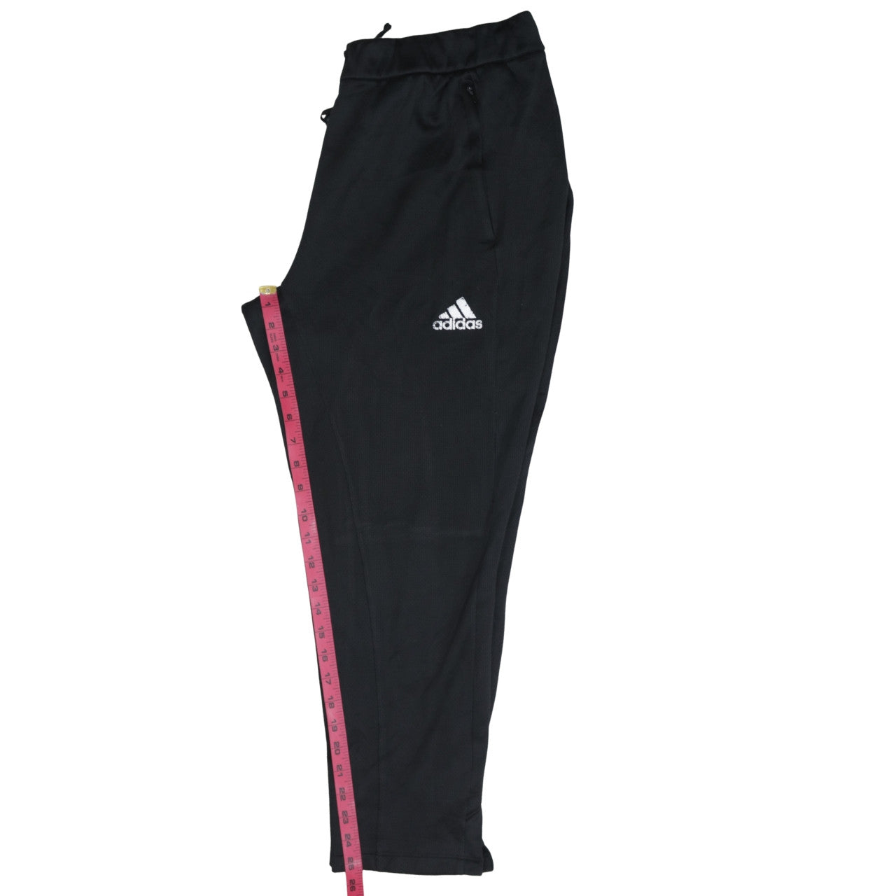 adidas Men Black L Track Pants Tapered Fit Quick Dry Sportswear