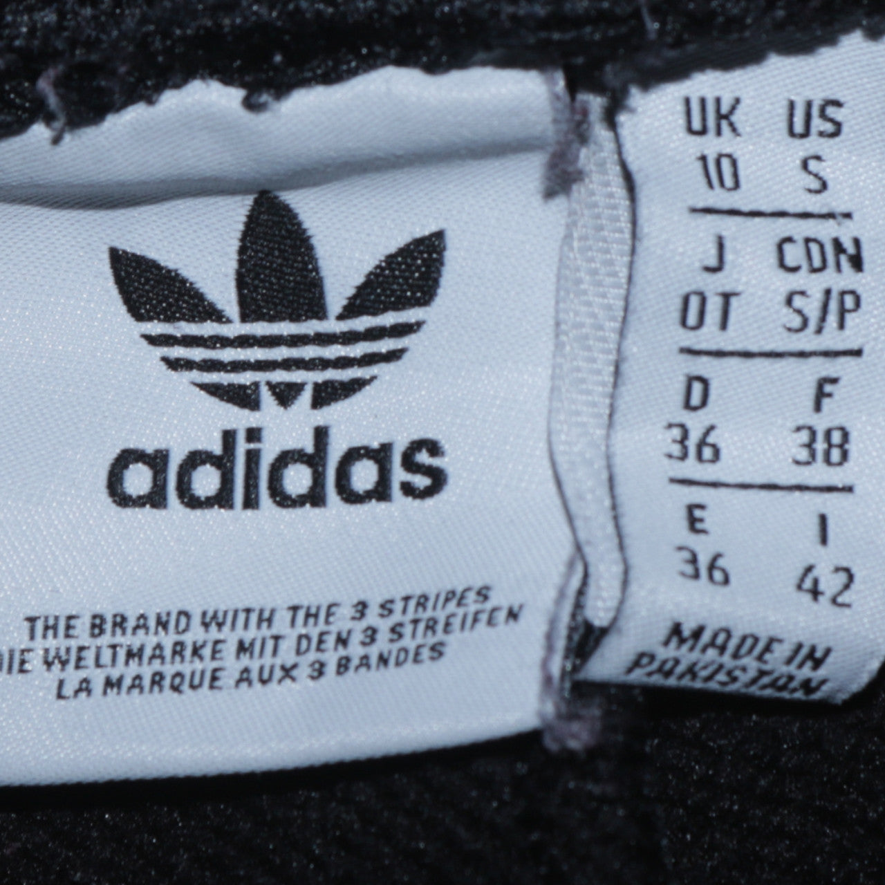 Adidas Women's Black Size 10 Jogger Sweatpants Logo Side Stripe