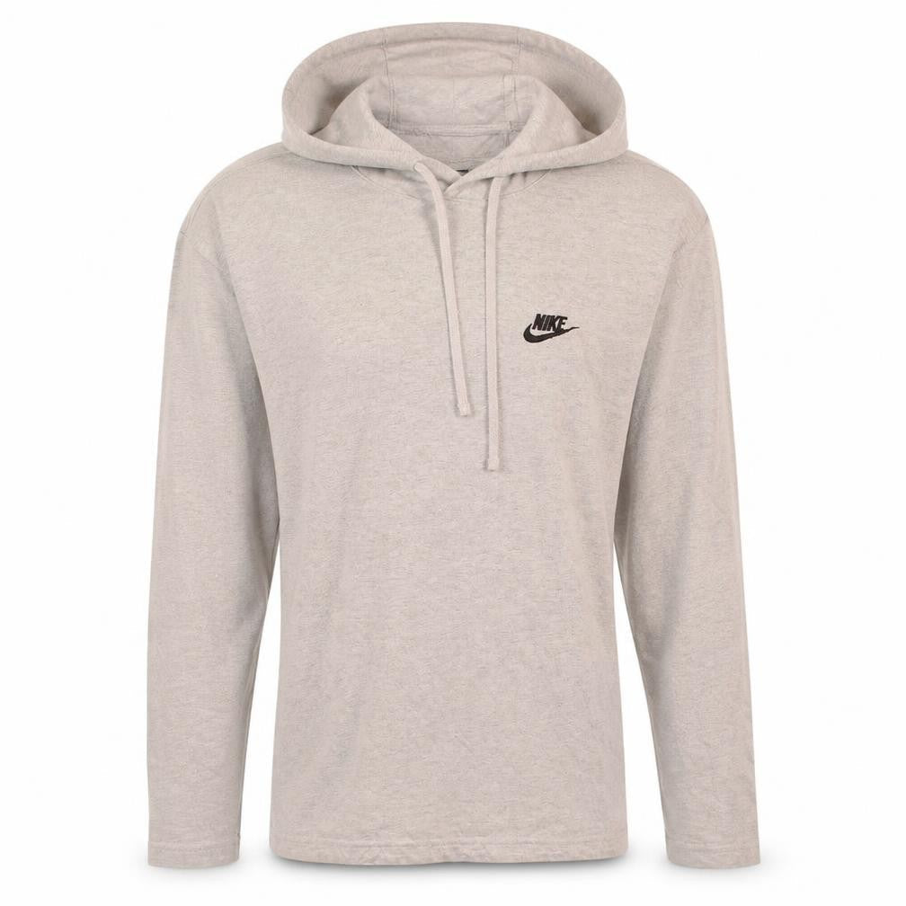 Nike Mens Grey Pullover Hoodie Medium Classic Athletic Style
