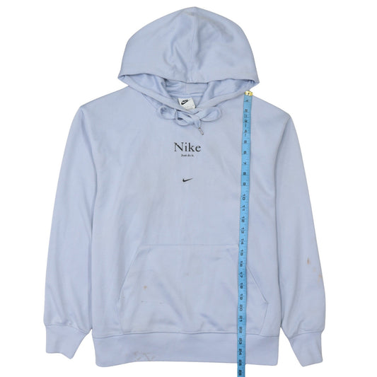 Nike Women’s Light Blue Pullover Hoodie Size L Polyester Athletic