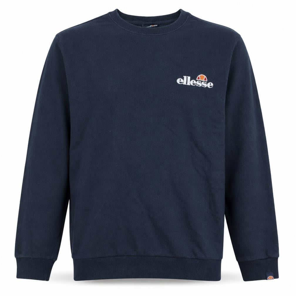 Ellesse Men's Blue XL Crew Neck Pullover Sweatshirt