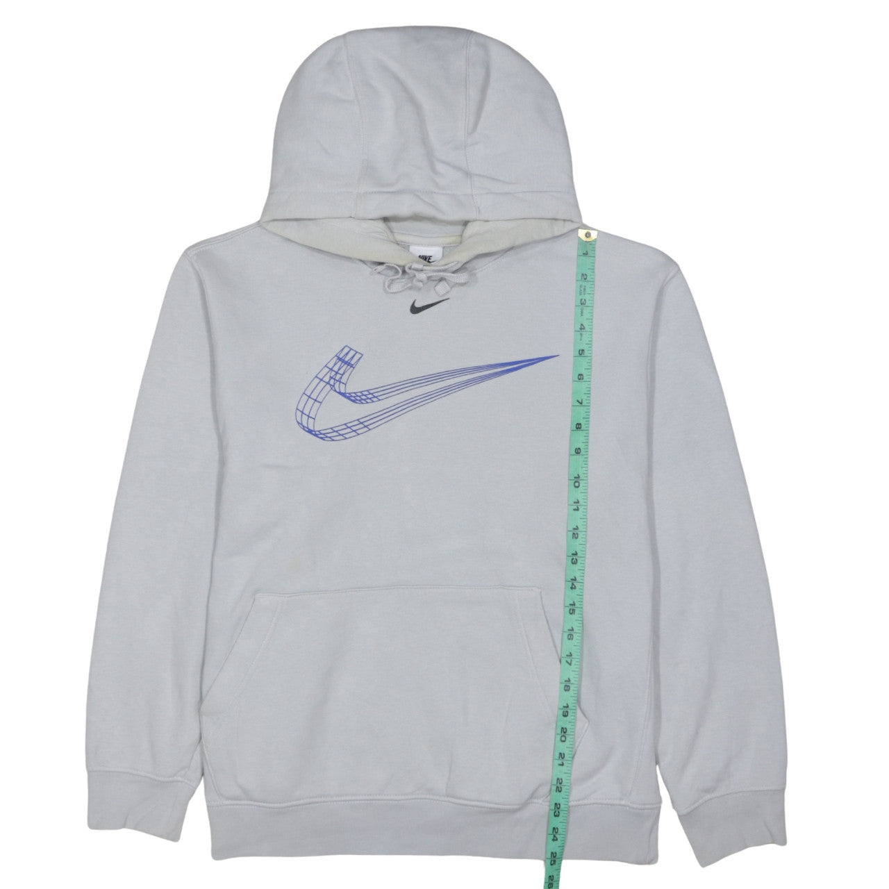 Nike Men's Grey Pullover Hoodie M Graphic Logo Sportswear