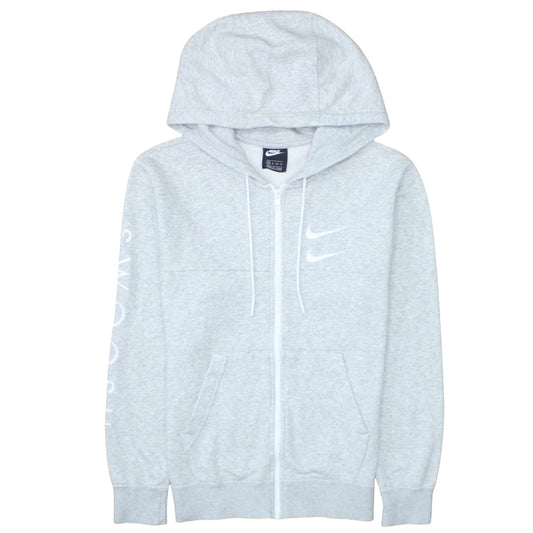 Nike Men's Grey XS Full Zip Hoodie Sweatshirt Logo Sportswear