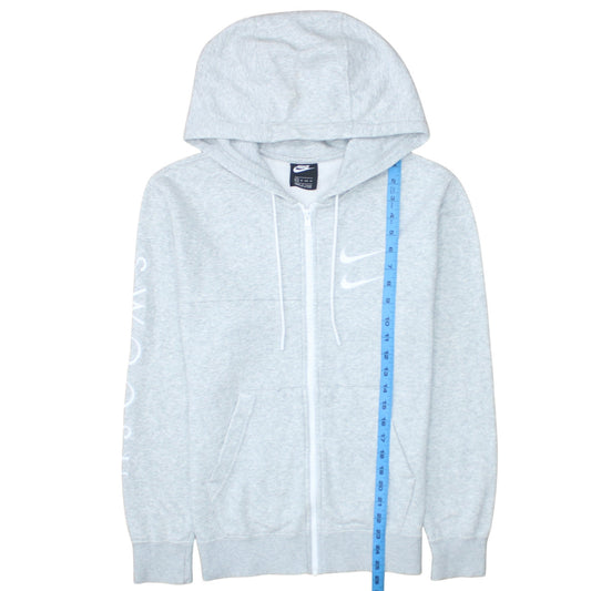 Nike Men's Grey XS Full Zip Hoodie Sweatshirt Logo Sportswear