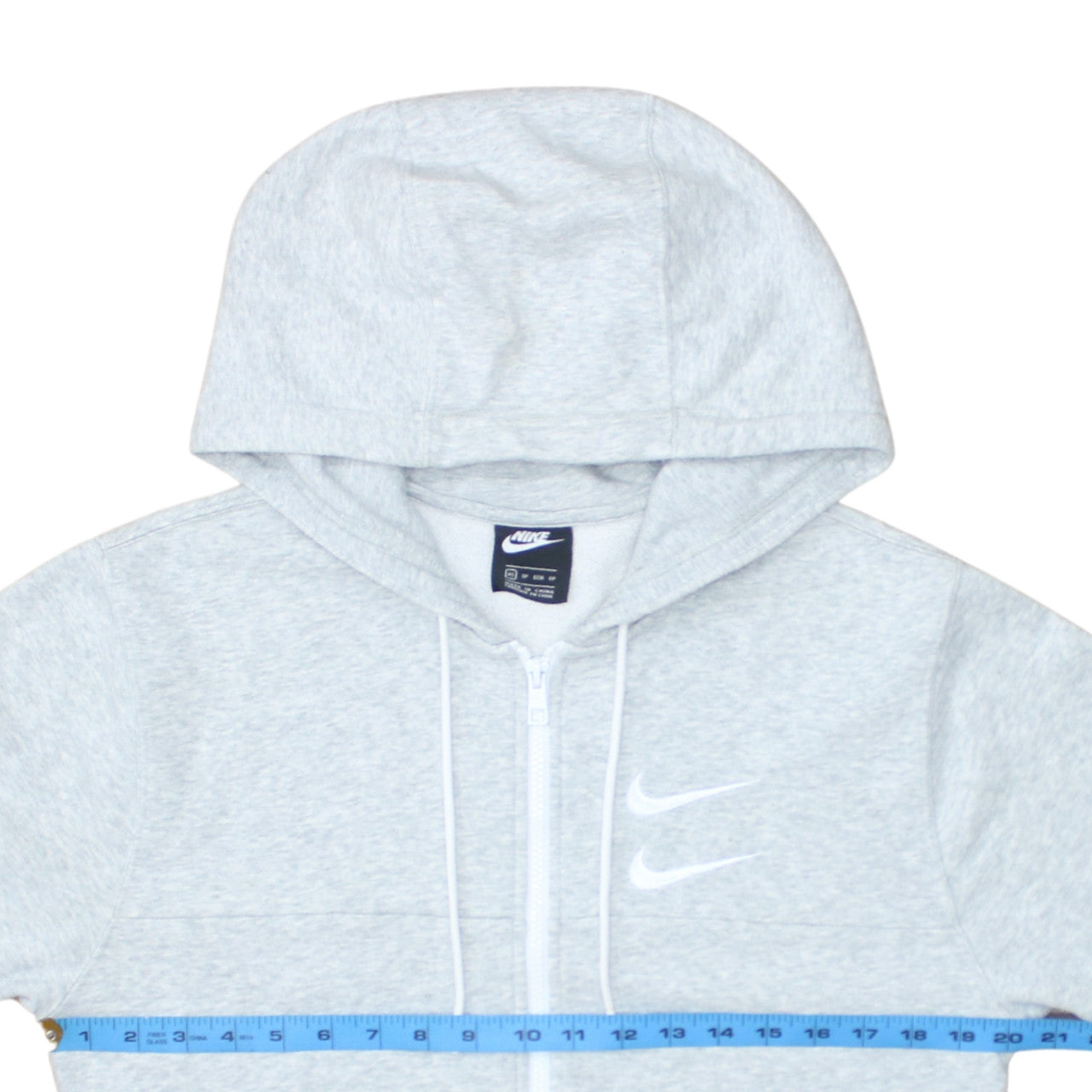 Nike Men's Grey XS Full Zip Hoodie Sweatshirt Logo Sportswear