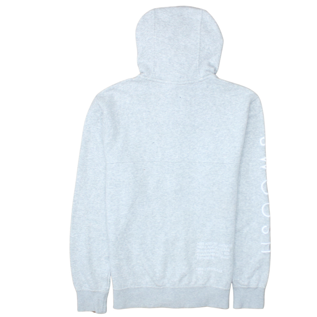 Nike Men's Grey XS Full Zip Hoodie Sweatshirt Logo Sportswear