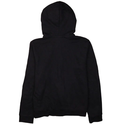 Adidas Women Black Full Zip Hoodie L 16-18 Hooded Sweatshirt