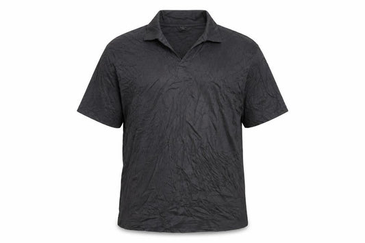 Marks and Spencer Mens Black 2XL Polo Shirt Cotton Blend