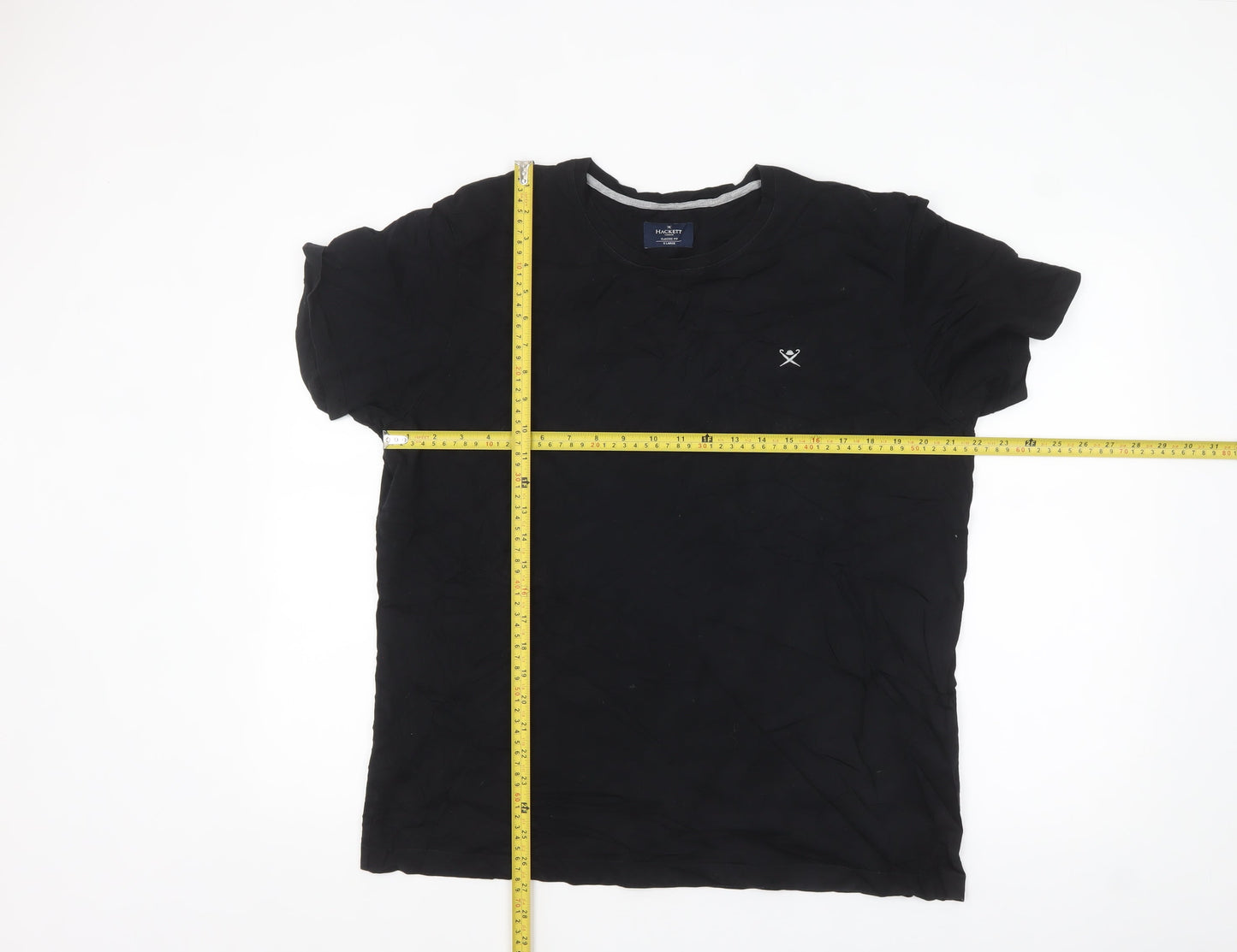 Hackett London Men's Black XL Classic Fit Cotton T-Shirt