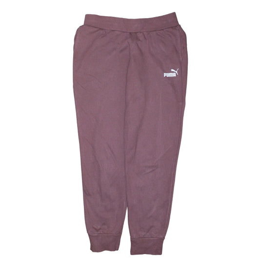 Puma Womens Brown Jogger Sweatpants Size M Fleece Activewear