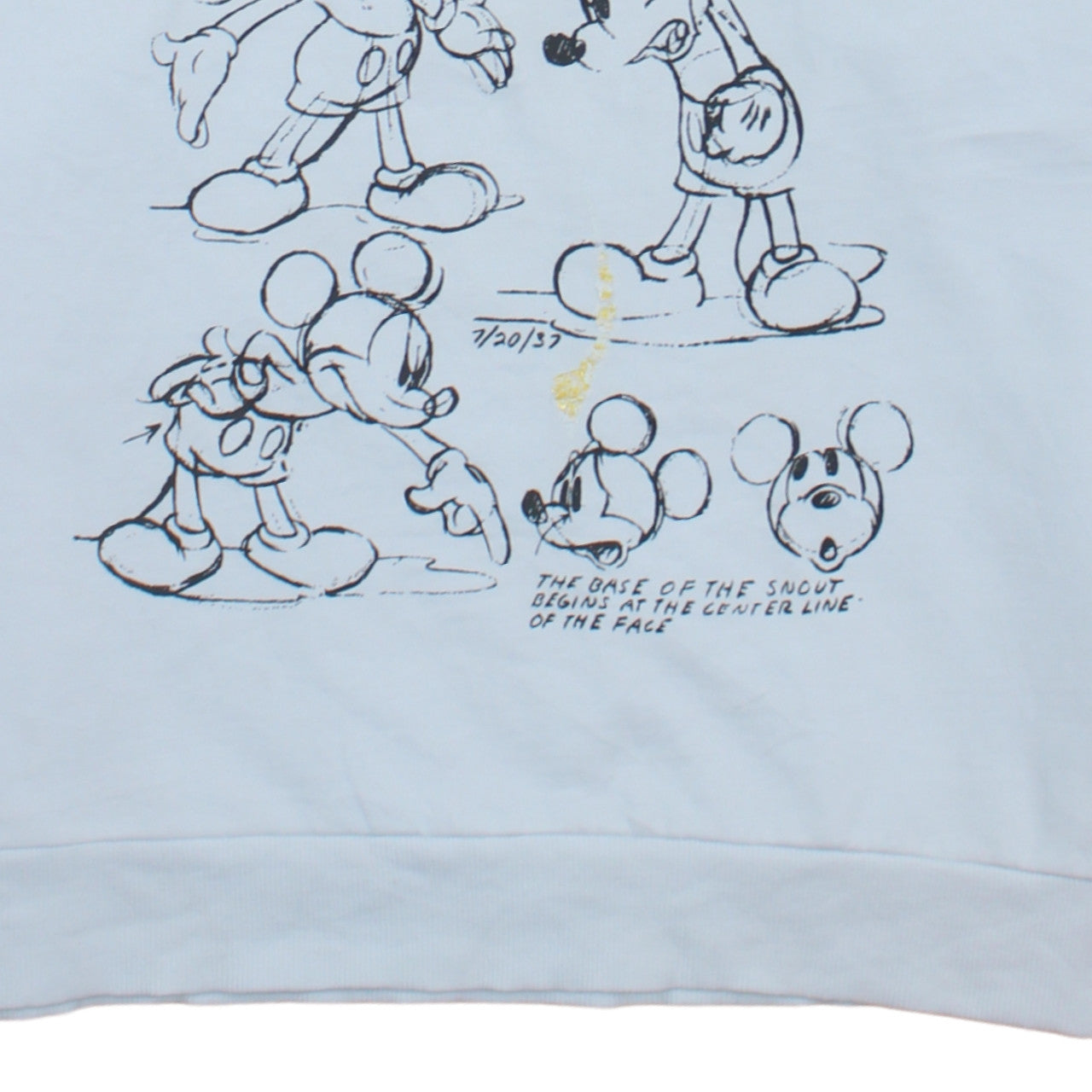 Disney Primark Women White Mickey Mouse Sweatshirt Size L