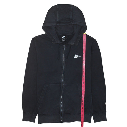 Nike Men's Black Full Zip Hoodie Size S Regular Fit Fleece