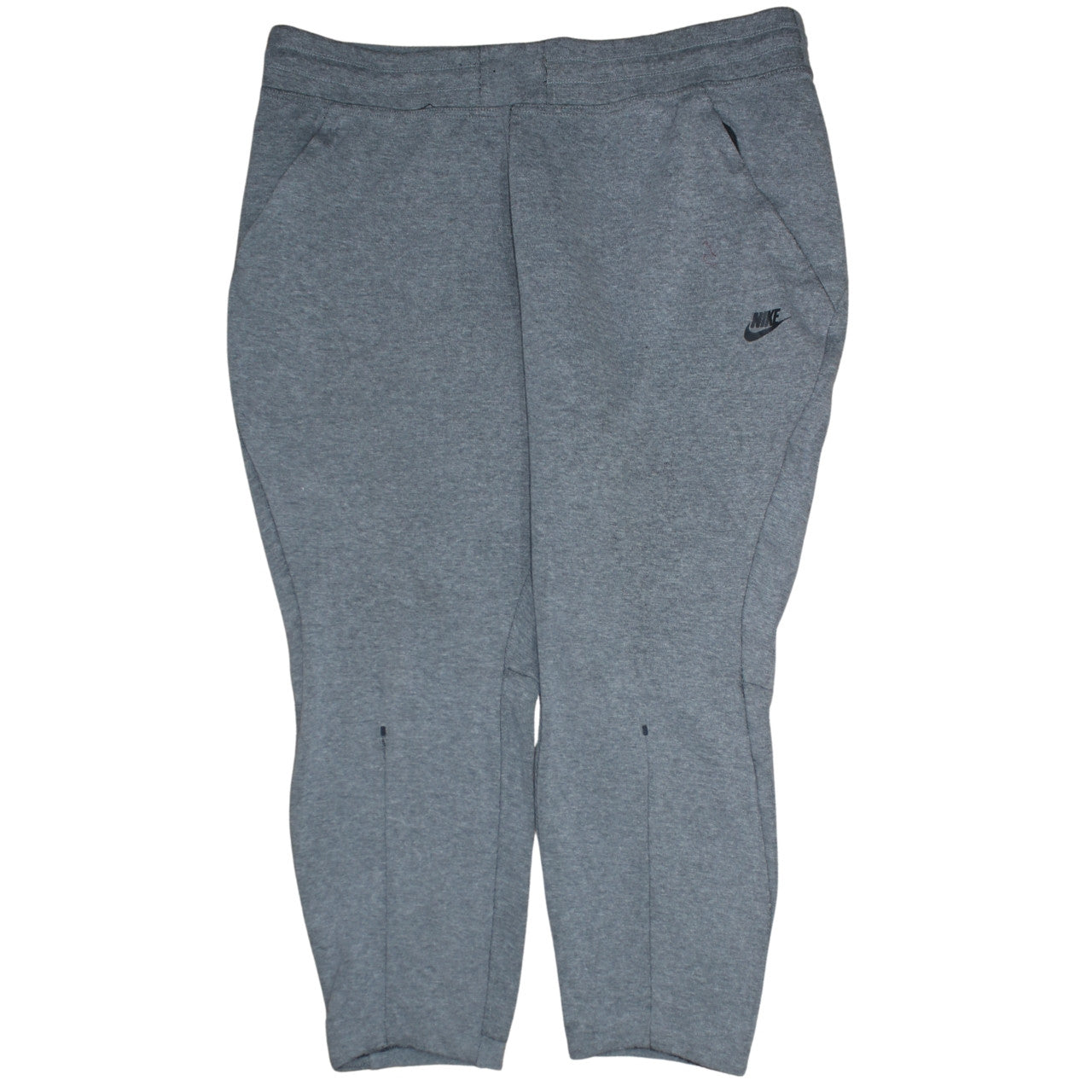 Nike Men Grey Jogger Trousers XL Regular Fit Jersey Activewear