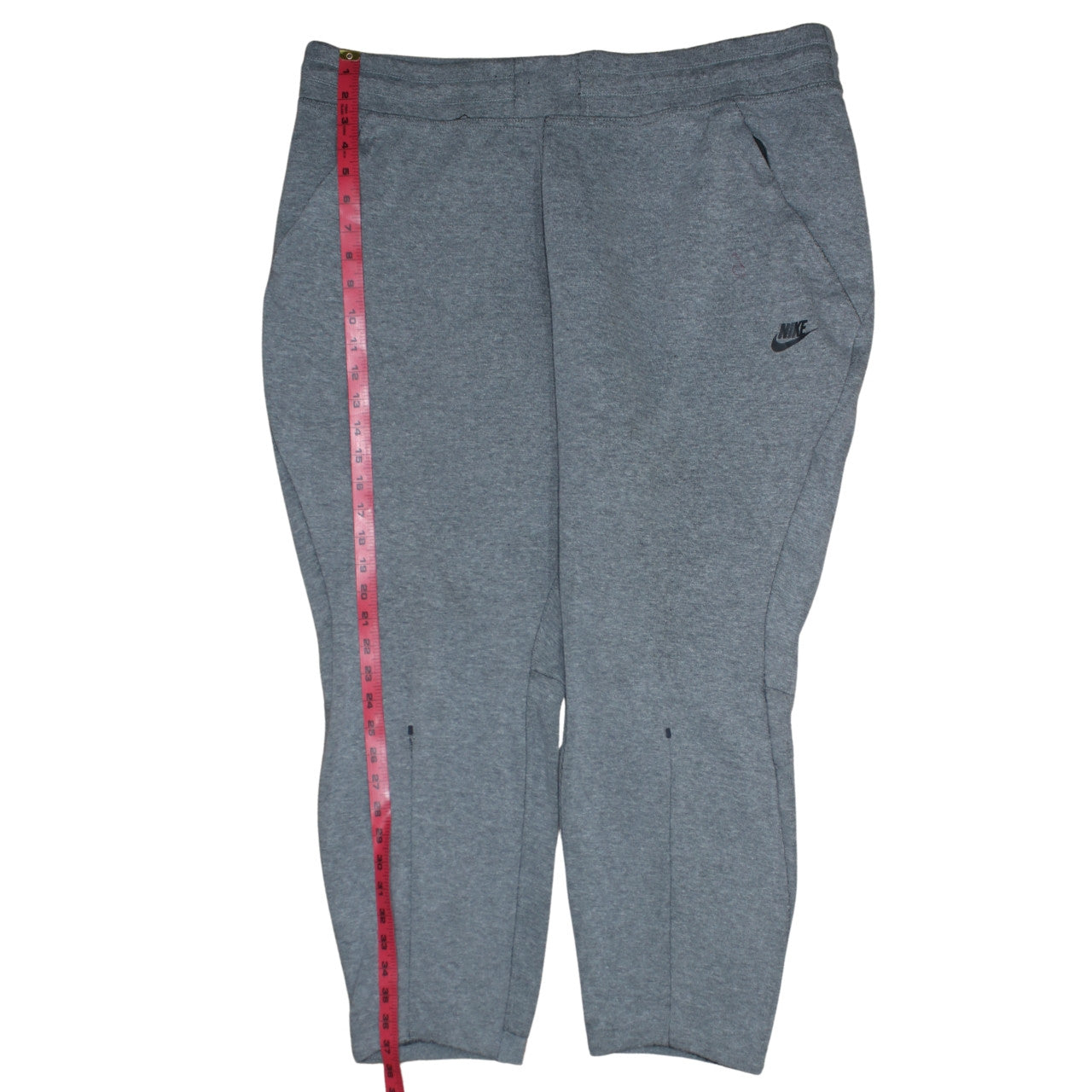 Nike Men Grey Jogger Trousers XL Regular Fit Jersey Activewear