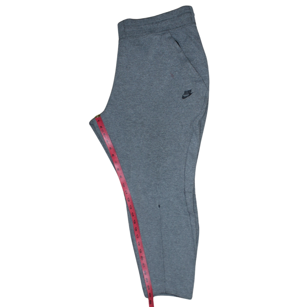 Nike Men Grey Jogger Trousers XL Regular Fit Jersey Activewear