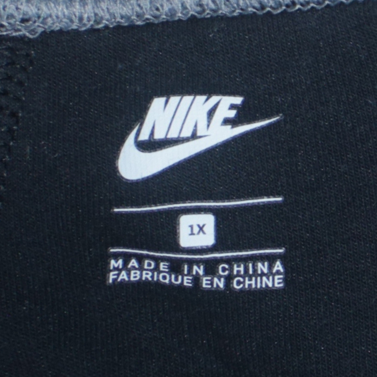 Nike Men Grey Jogger Trousers XL Regular Fit Jersey Activewear