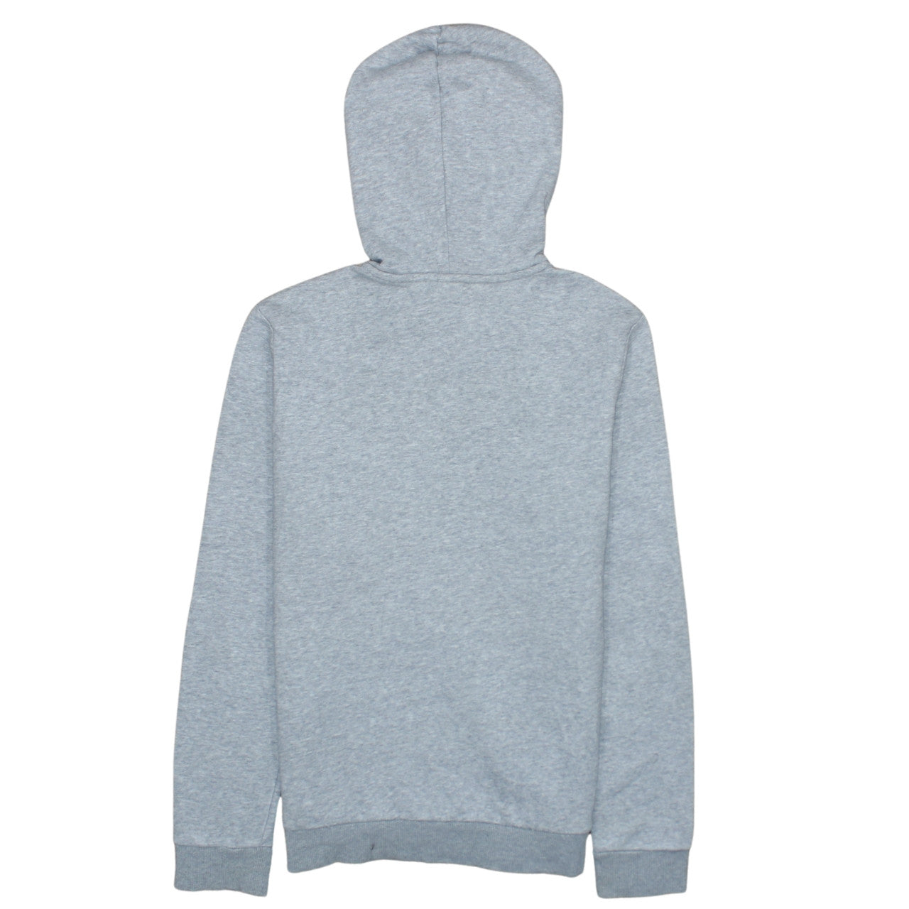 Adidas Womens Grey Pullover Hoodie Small Cotton Blend Logo Sweatshirt