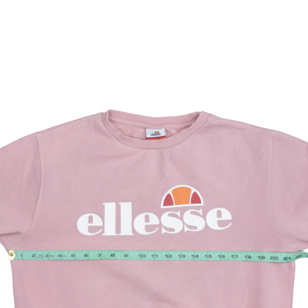 Ellesse Womens Pink Logo Crew Neck Sweatshirt Size 12