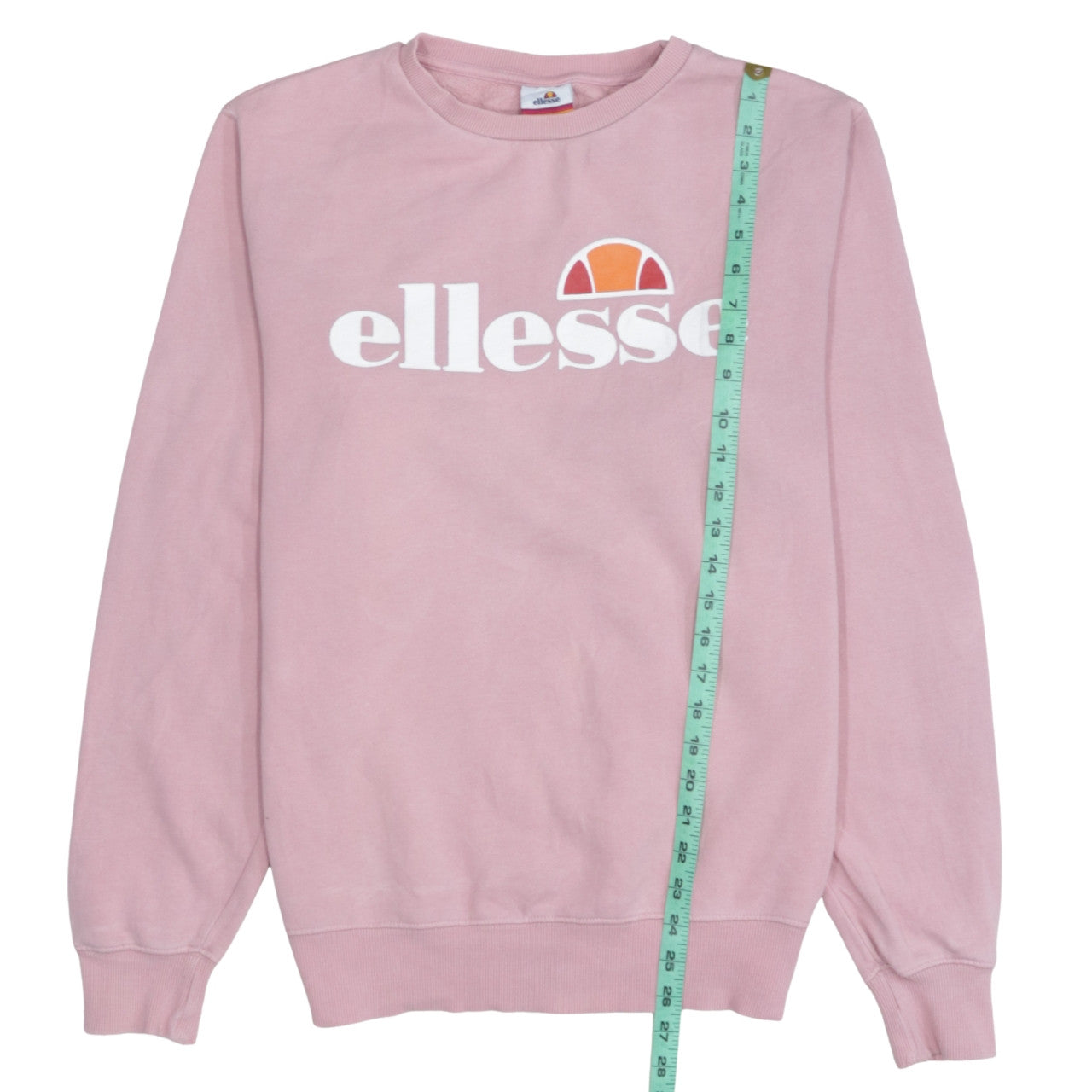 Ellesse Womens Pink Logo Crew Neck Sweatshirt Size 12