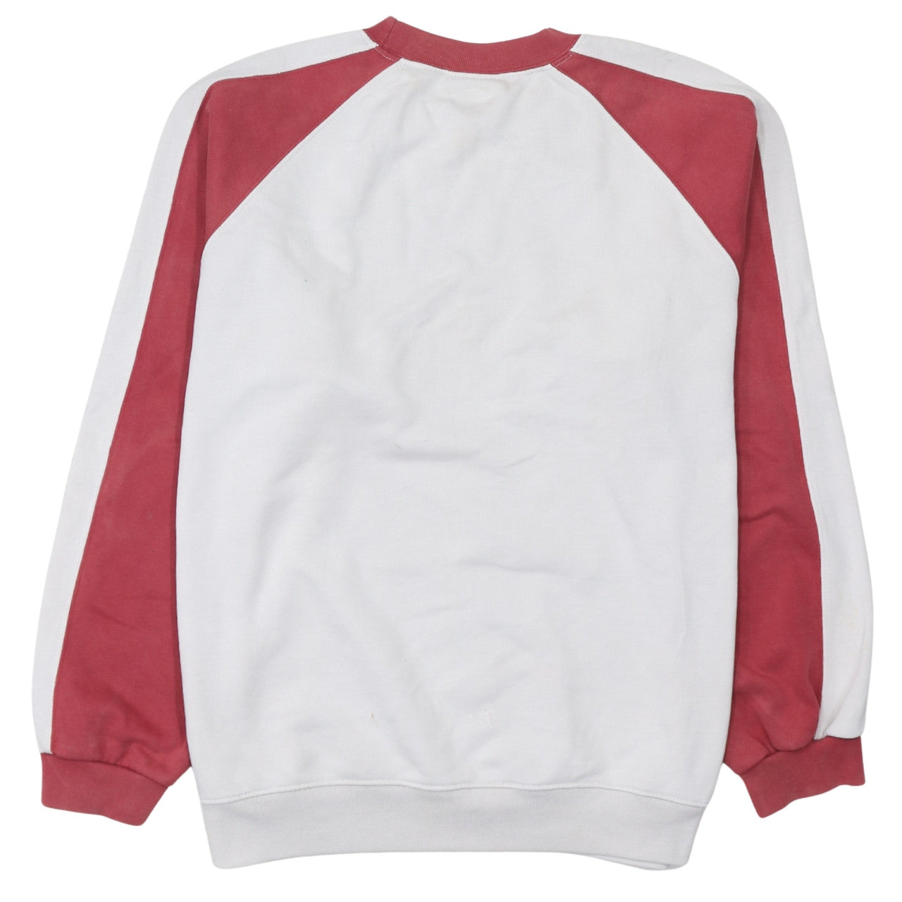 Puma Men's White & Red Crew Neck Pullover Sweatshirt M