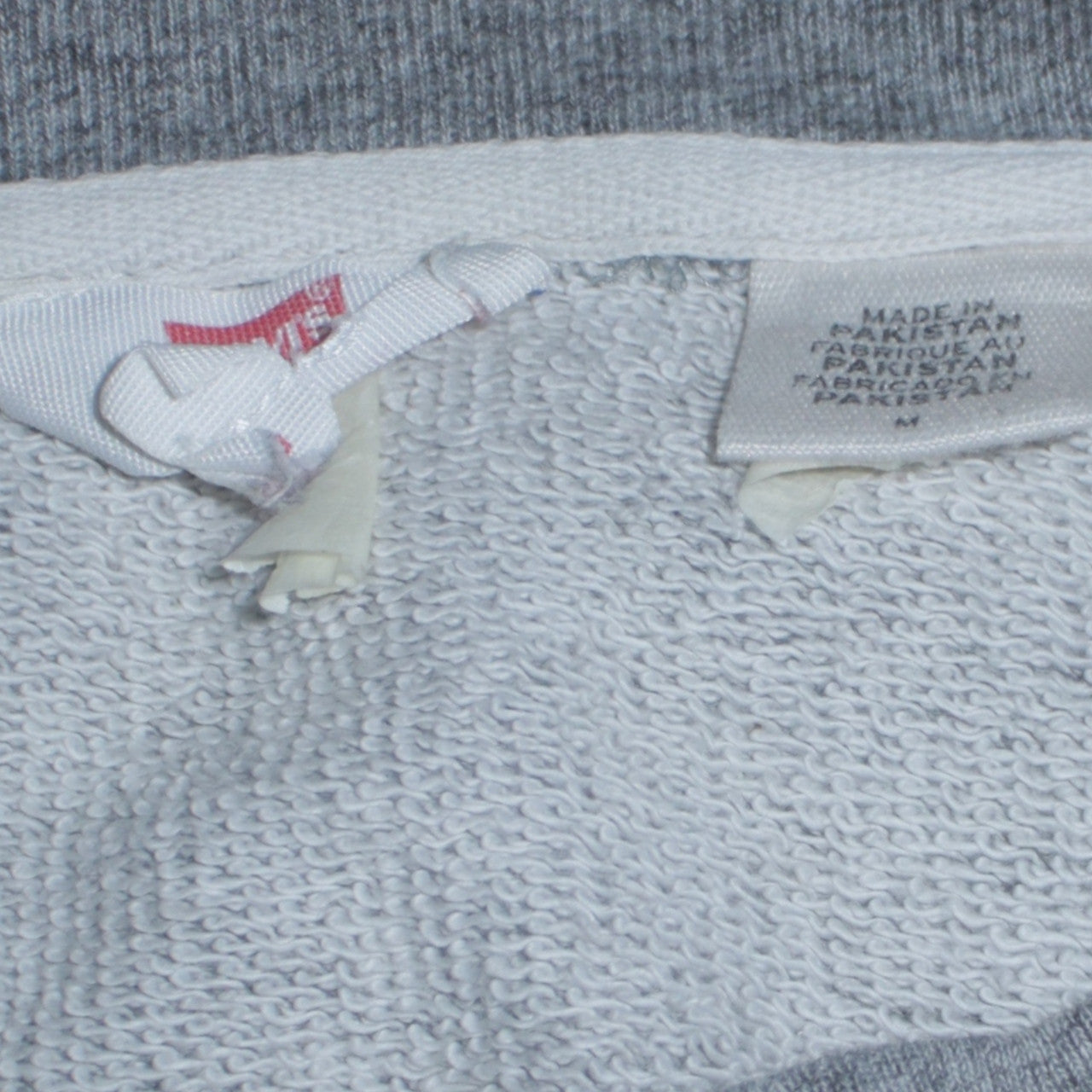 Levi's Men's Grey Logo Pullover Sweatshirt Size M