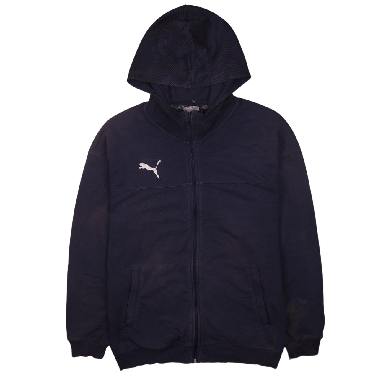 Puma Men's Blue Full Zip Hoodie Sweatshirt Size M