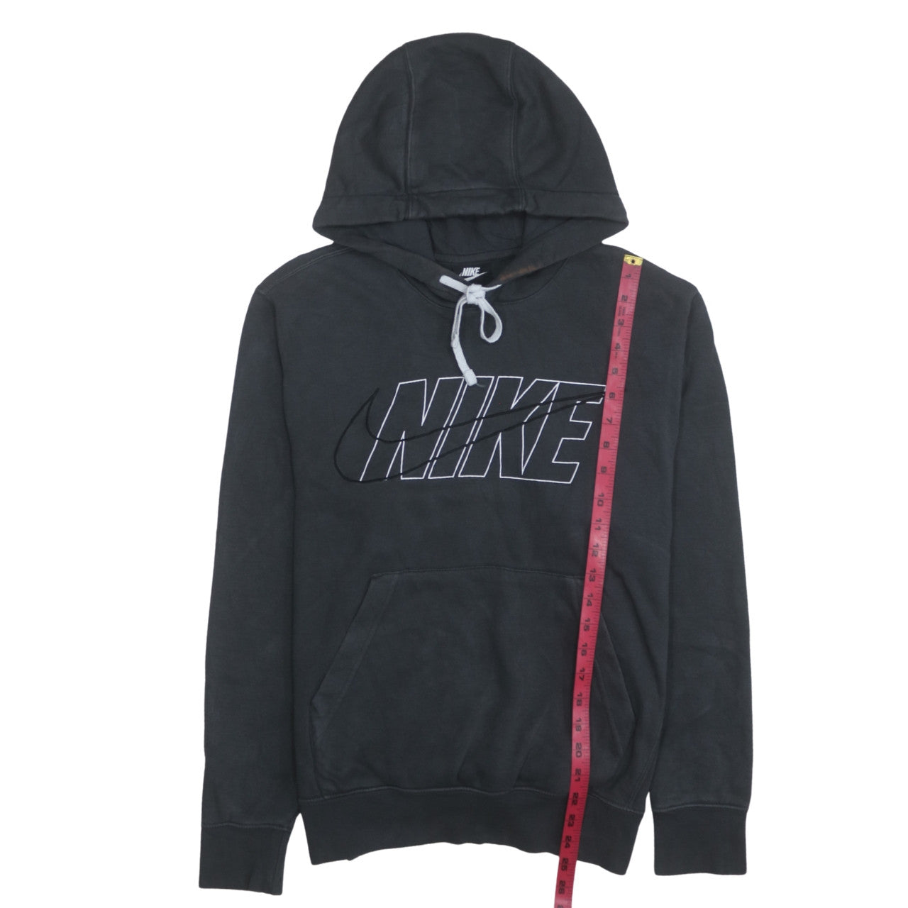 Nike Mens Black XS Pullover Hoodie Graphic Logo Sweatshirt
